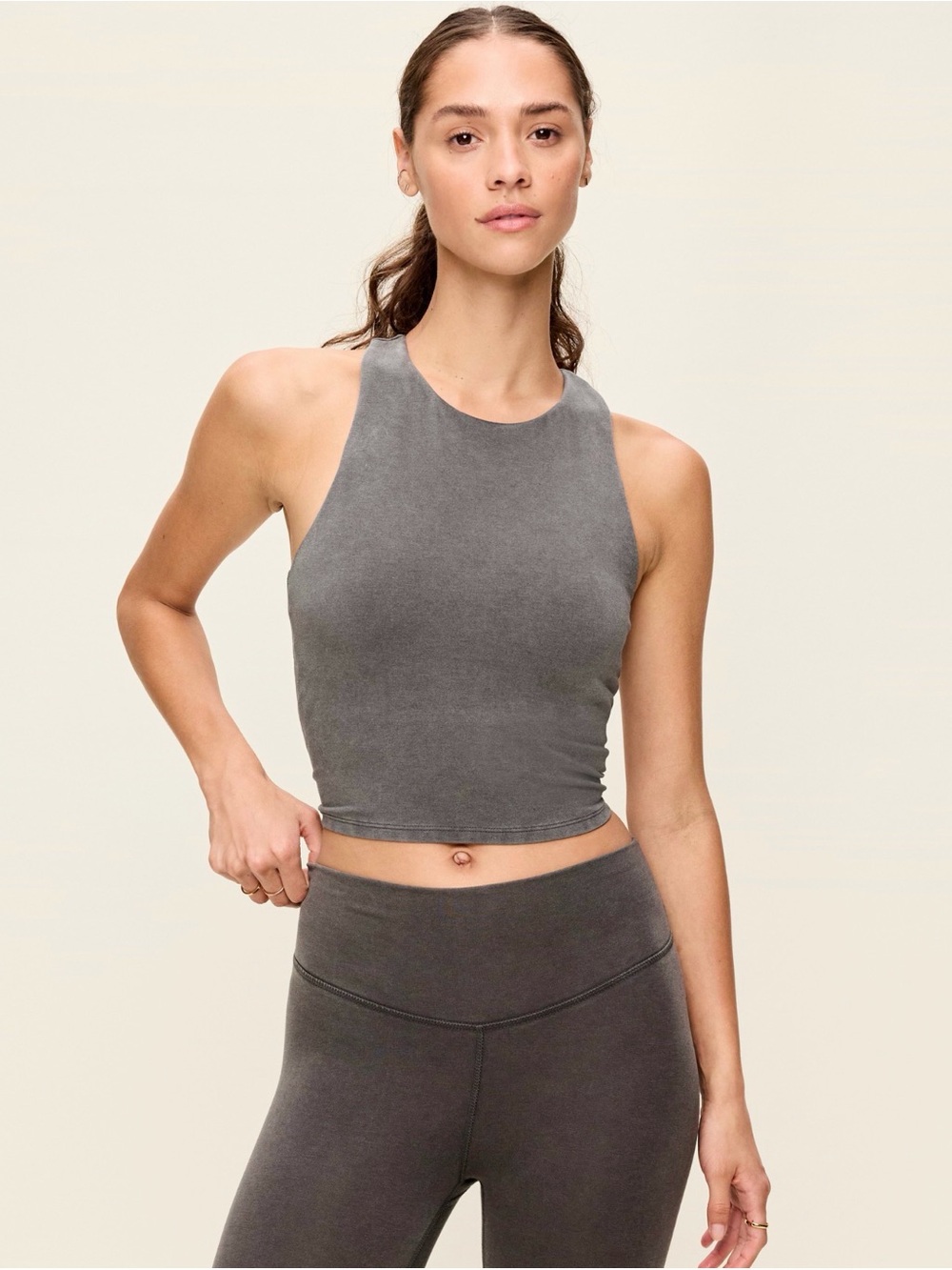 NWOT Old Navy Light Support PowerChill High-Neck Racerback Sports Bra